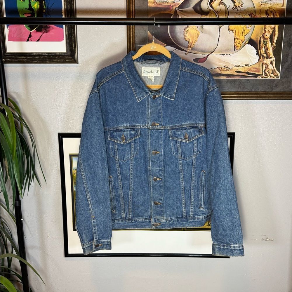 Vintage Light Blue Denim Jacket